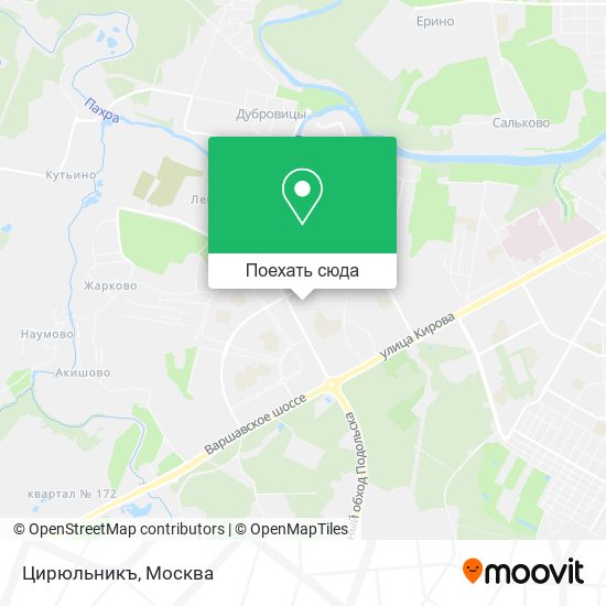 Карта Цирюльникъ