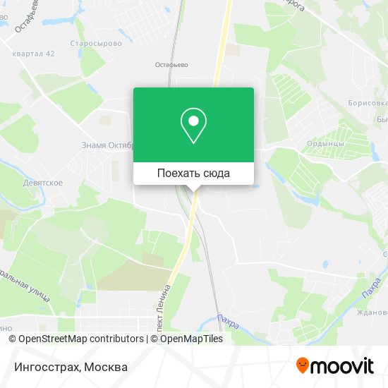 Карта Ингосстрах
