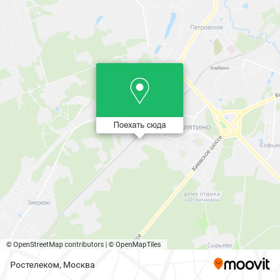 Карта Ростелеком