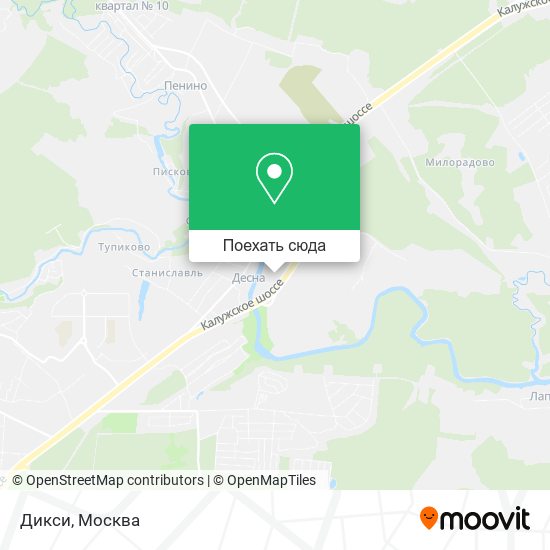Карта Дикси