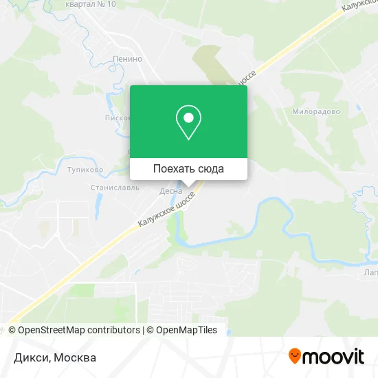 Карта Дикси