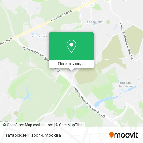 Карта Татарские Пироги