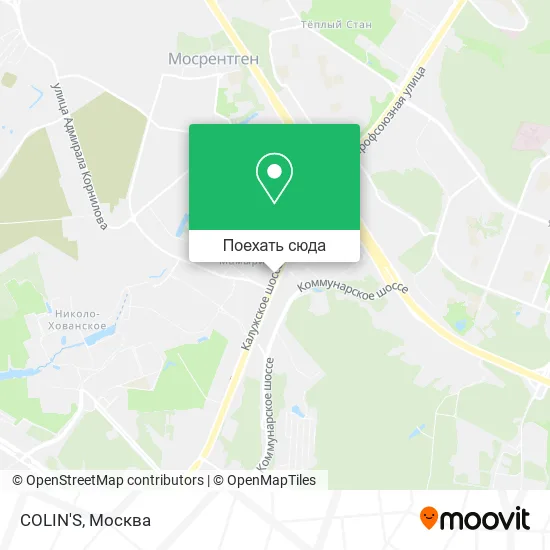 Карта COLIN'S