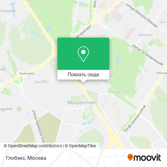 Карта Глобэкс