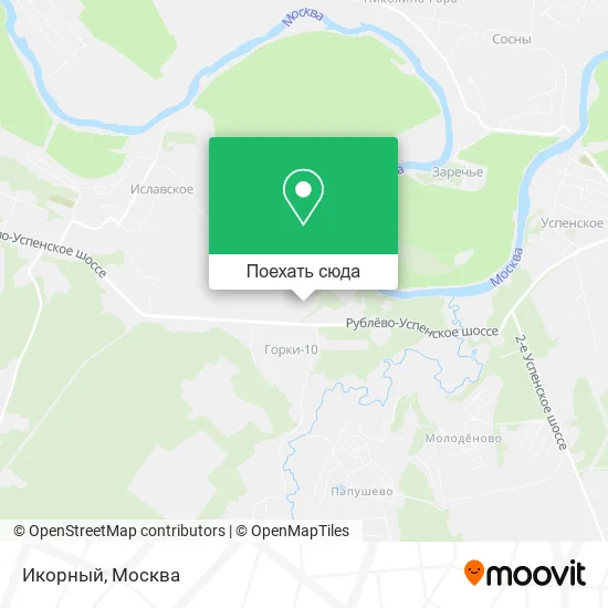 Карта Икорный