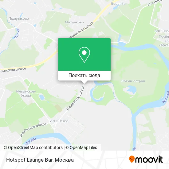 Карта Hotspot Launge Bar
