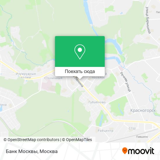 Карта Банк Москвы