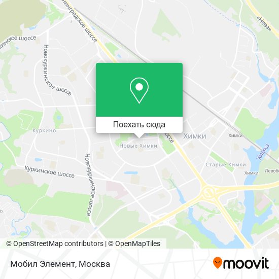 Карта Мобил Элемент