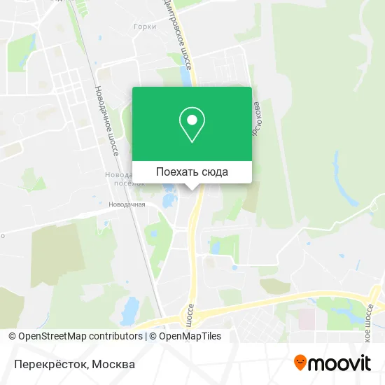 Карта Перекрёсток