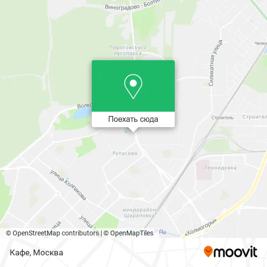 Карта Кафе
