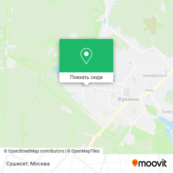 Карта Сушисет