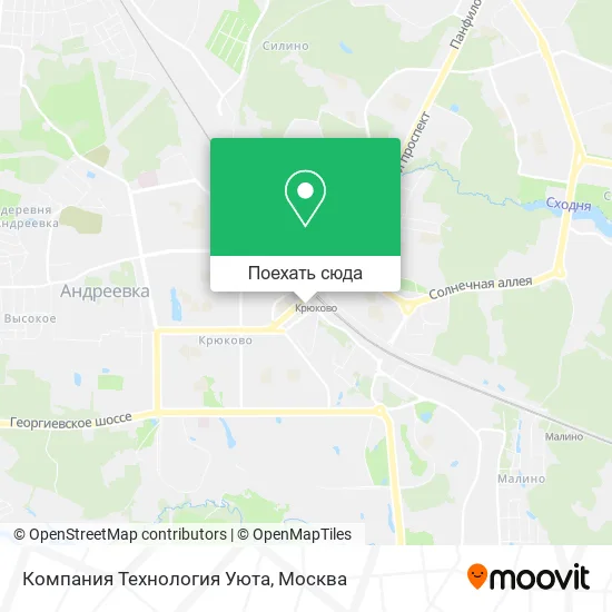 Карта Компания Технология Уюта