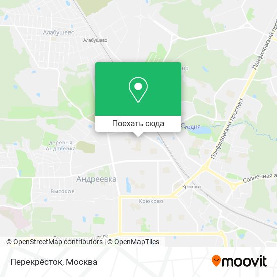 Карта Перекрёсток