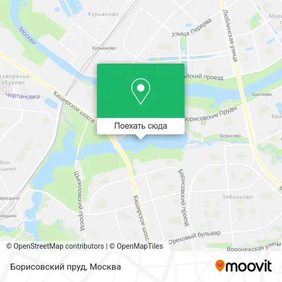 Карта Борисовский пруд