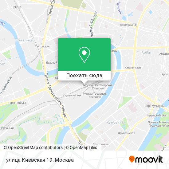 Карта улица Киевская 19