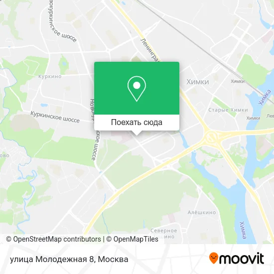 Карта улица Молодежная 8