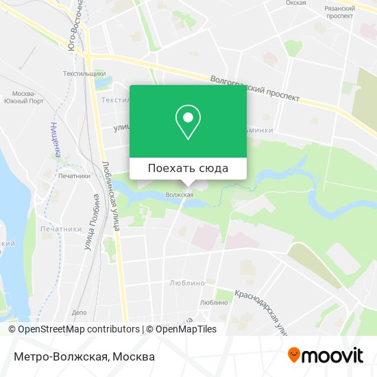 Карта москвы метро волжская