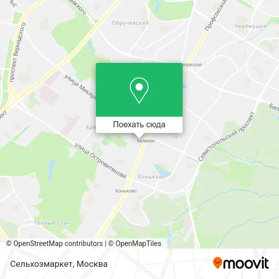 Карта Сельхозмаркет