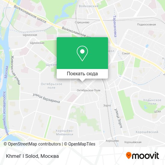 Карта Khmel' I Solod