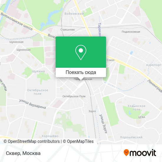 Карта Сквер