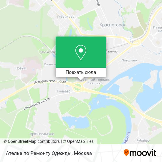Карта Ателье по Ремонту Одежды