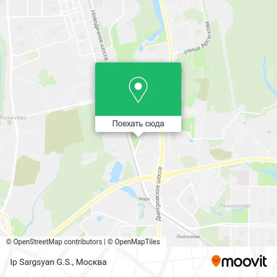 Карта Ip Sargsyan G.S.