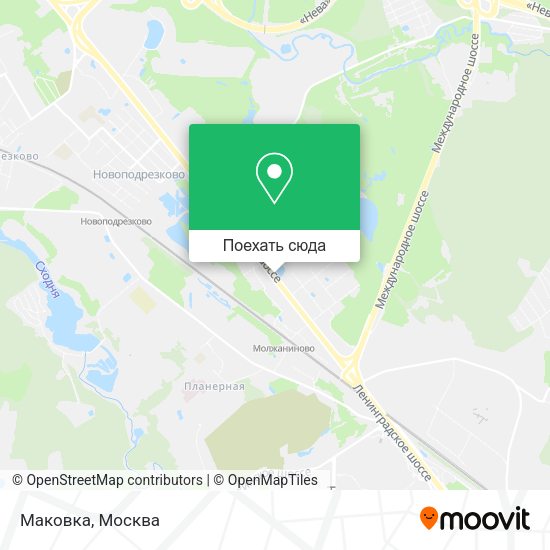 Карта Маковка