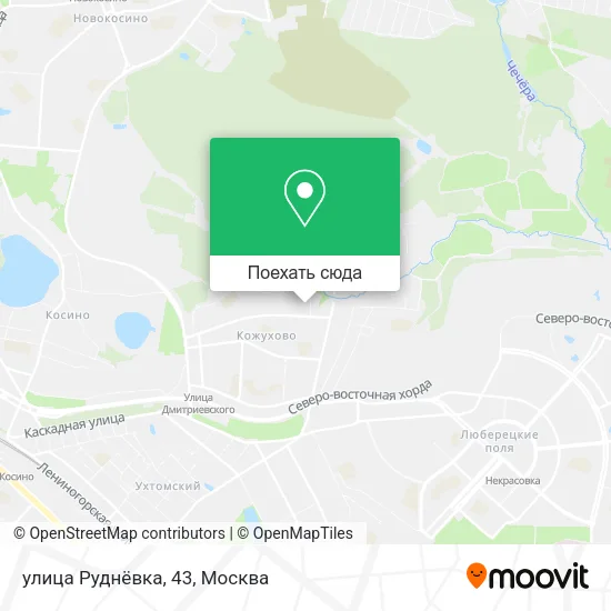 Карта улица Руднёвка, 43