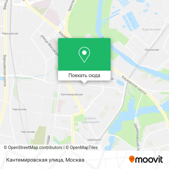 Карта Кантемировская улица