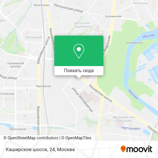 Карта Каширское шоссе, 24