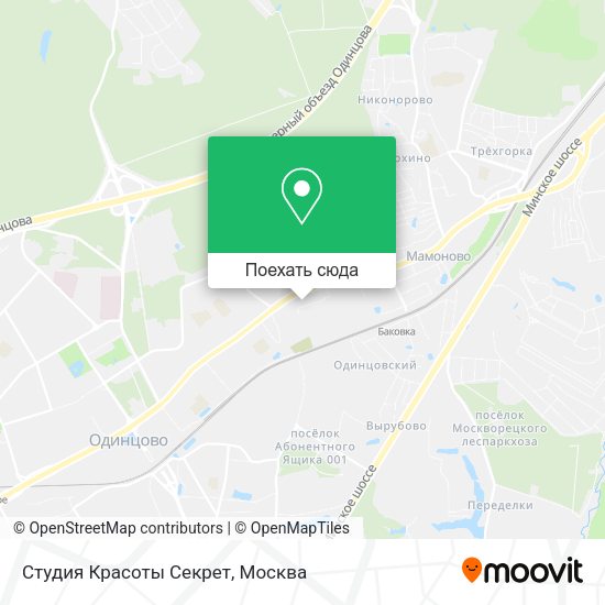 Карта Студия Красоты Секрет