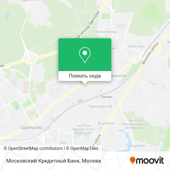 Карта Московский Кредитный Банк