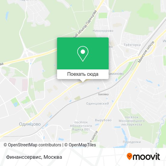 Карта Финанссервис