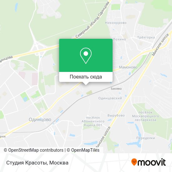 Карта Студия Красоты