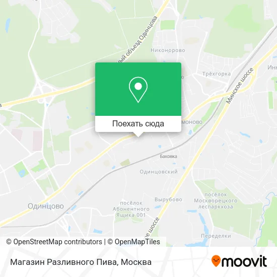 Карта Магазин Разливного Пива