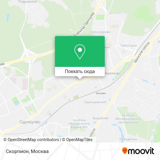 Карта Скорпион