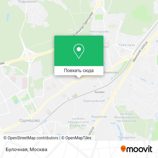 Карта Булочная