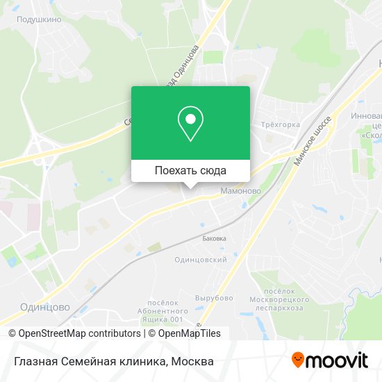 Карта Глазная Семейная клиника
