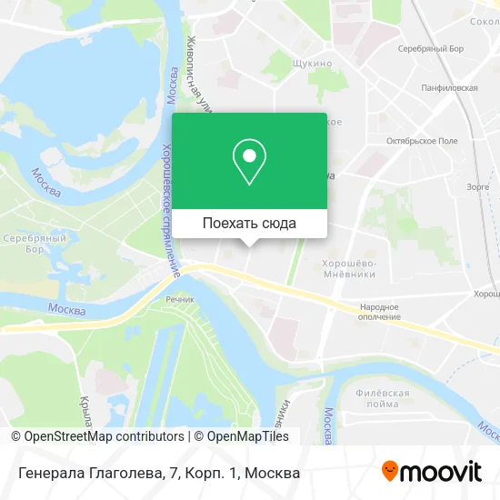 Карта Генерала Глаголева, 7, Корп. 1