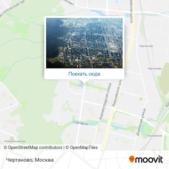 Карта Чертаново