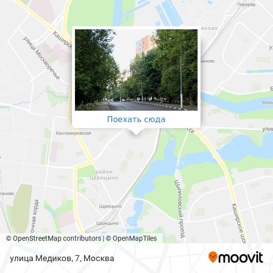 Карта улица Медиков, 7