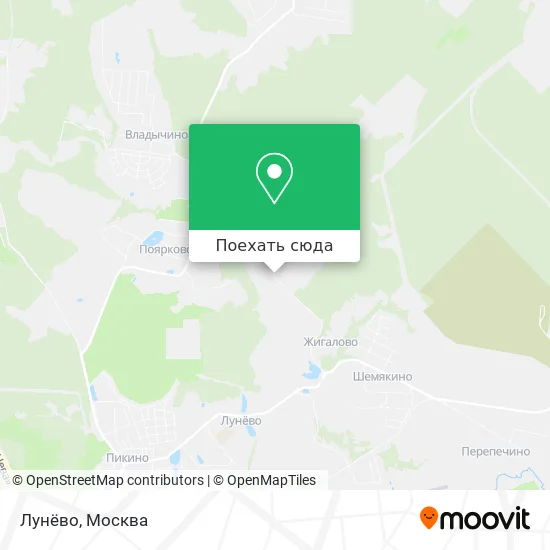 Карта Лунёво