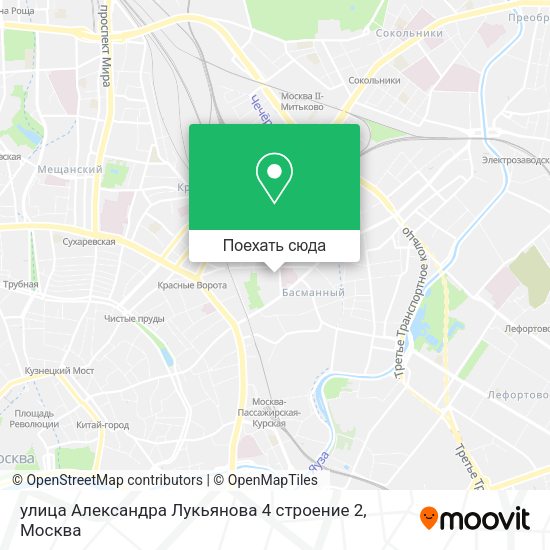 Карта улица Александра Лукьянова 4 строение 2