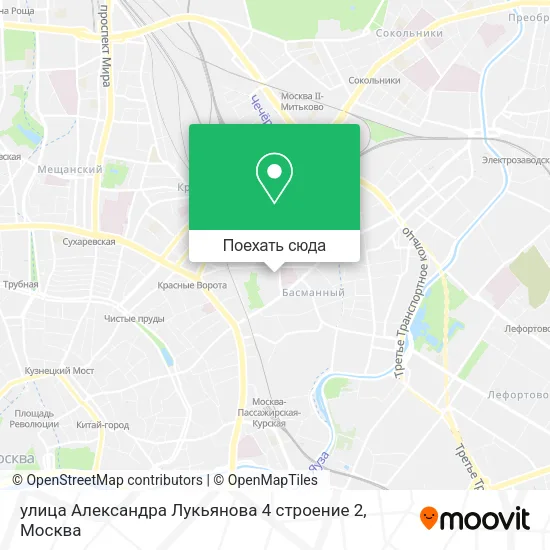 Карта улица Александра Лукьянова 4 строение 2
