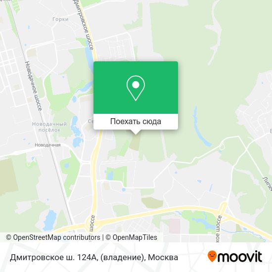Карта Дмитровское ш. 124А, (владение)