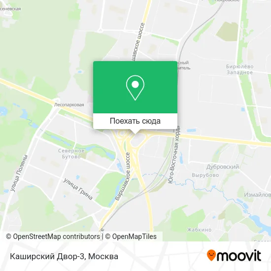 Карта Каширский Двор-3