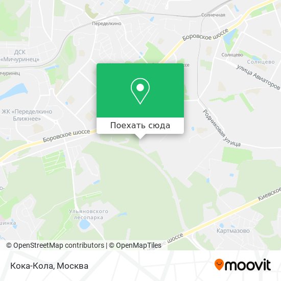 Карта Кока-Кола