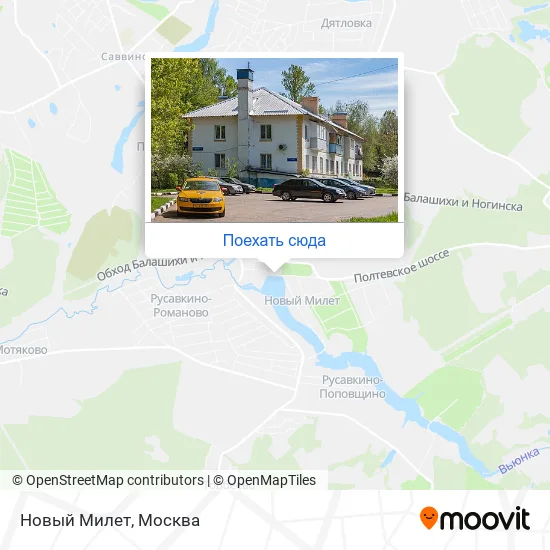 Карта Новый Милет