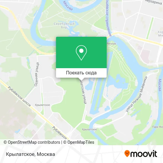 Карта Крылатское