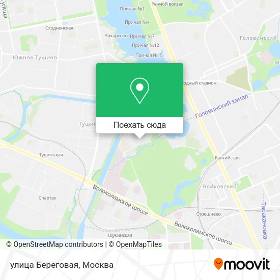 Карта улица Береговая
